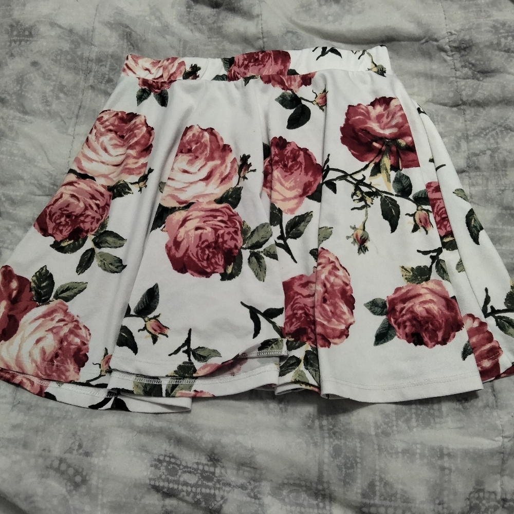 Floral Print Women's Skirt